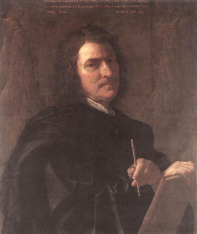 POUSSIN, Nicolas Self-Portrait af oil painting picture